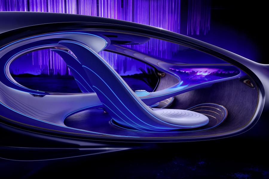 Интерьер Mercedes-Benz VISION AVTR 2020 года  (фото 10 из 64)